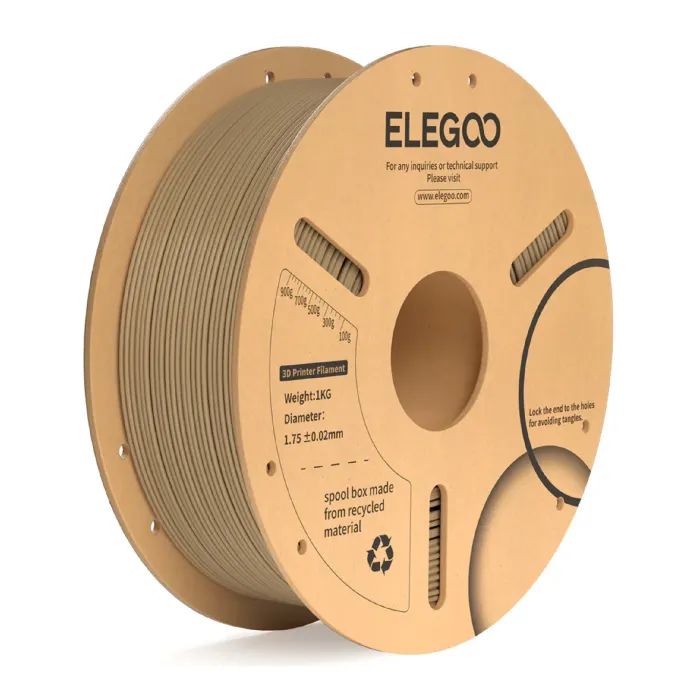 Пластик для 3D-принтера ELEGOO PLA Plus 1кг, 1.75мм, wooden Фото