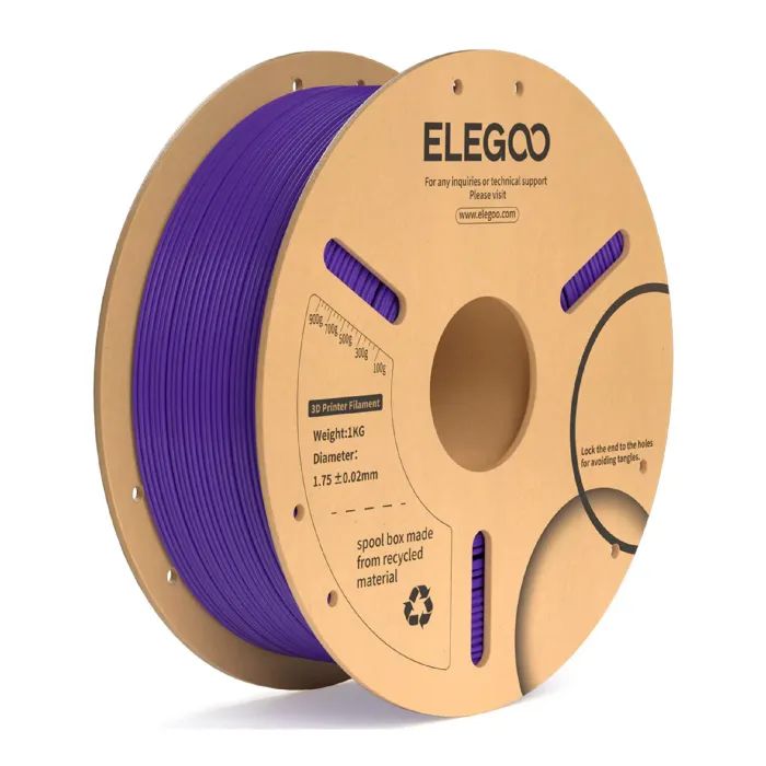 Пластик для 3D-принтера ELEGOO PLA Plus 1кг, 1.75мм, purple Фото