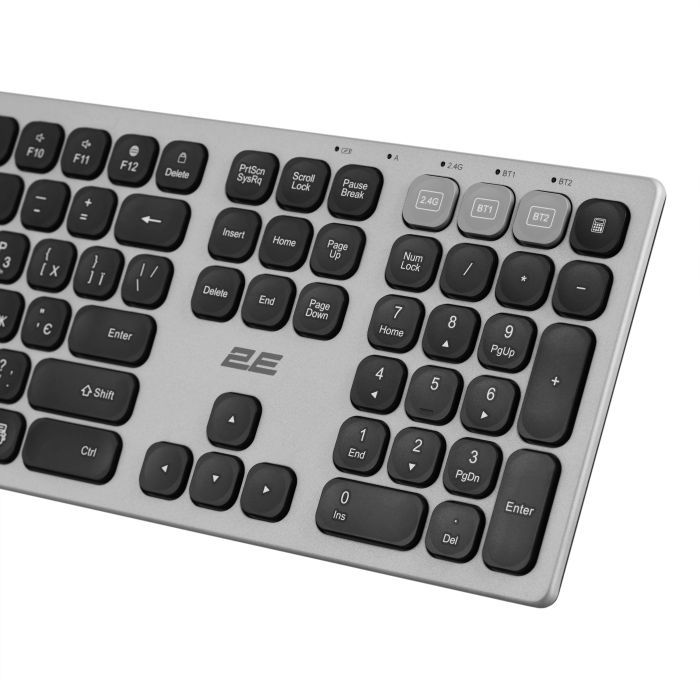 Клавиатура 2E KS270 109key Wireless UA Grey/Black Фото 6