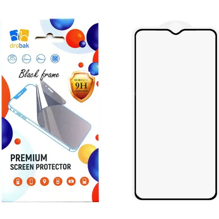 Стекло защитное Drobak Samsung Galaxy A26 Black Фото