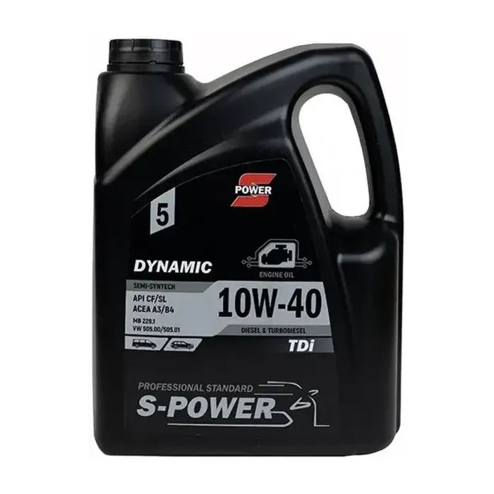 Моторное масло S-POWER DYNAMIC TDi 10W-40 5л Фото