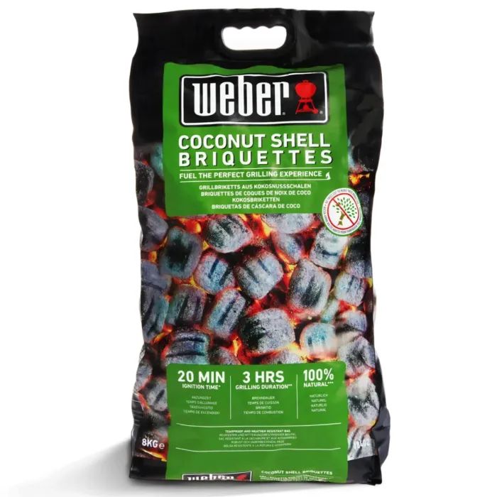 Брикеты Weber з кокосової стружки 8кг Фото