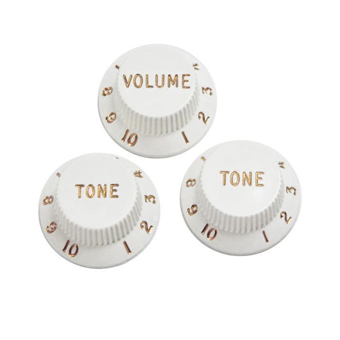 Ручка для потенциометра DiMarzio Strat Knobs Set White Фото