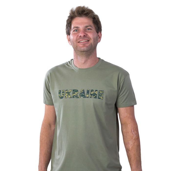 Футболка Sol's Imperial 190 Ukraine хакі L Фото