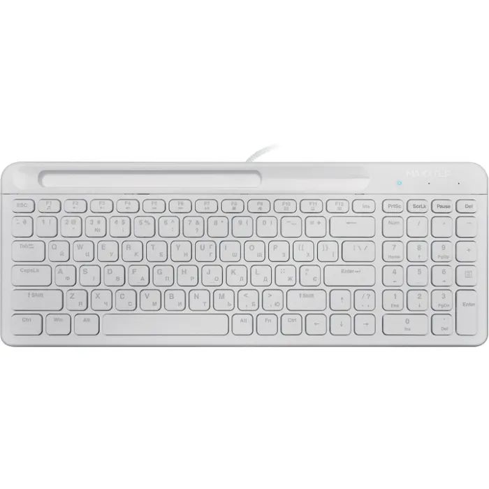 Клавиатура Maxxter KB-01W-UA USB White Фото