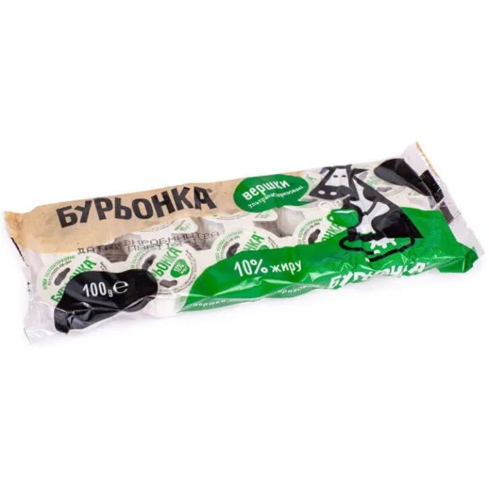Сливки Бурьонка порційні ультрапастеризовані 10% 10 шт.х10 г Фото