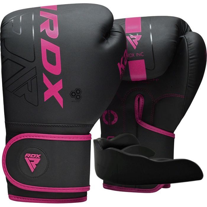Боксерские перчатки RDX F6 Matte Pink 8 унцій Фото