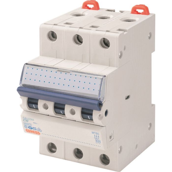 Автоматический выключатель GEWISS 3-п. 10A 6kA С Фото