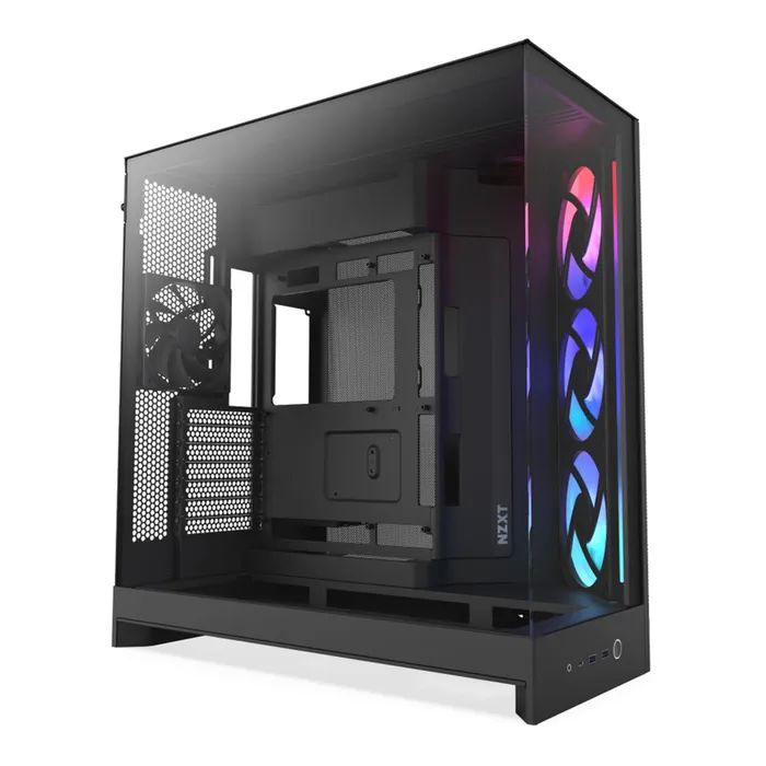 Корпус для ПК NZXT H9 Flow RGB Dual-Chamber All Black Фото