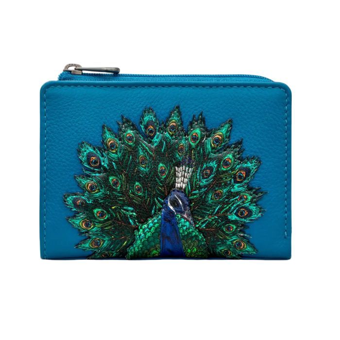 Кошелек Yoshi Y1275 Peacock Plume Petrol Blue Фото