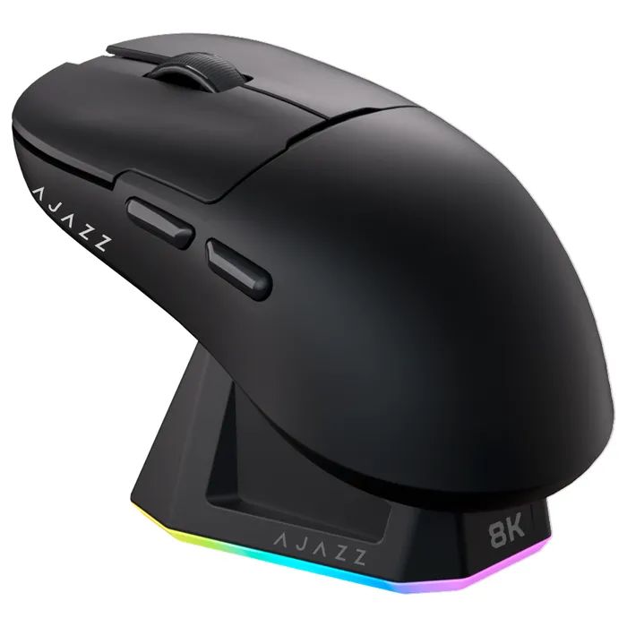 Мышка Ajazz AJ159PRO Wireless/Bluetooth/USB Charging Dock Blac Фото