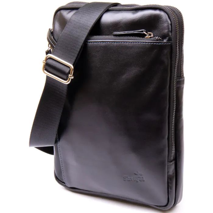 Сумка Shvigel Из натуральной кожи Черная Фото