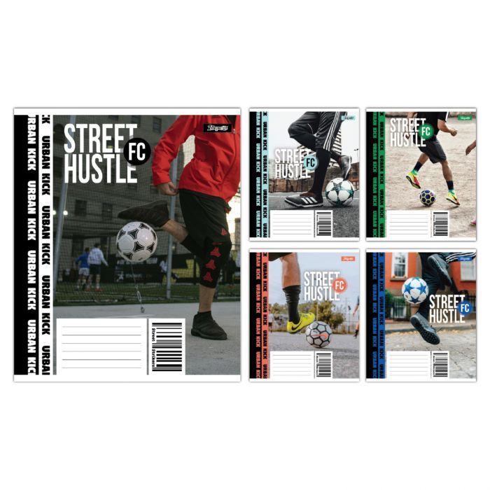 Тетрадь 1 вересня Street Hustle А5 60 аркушів лінія Фото