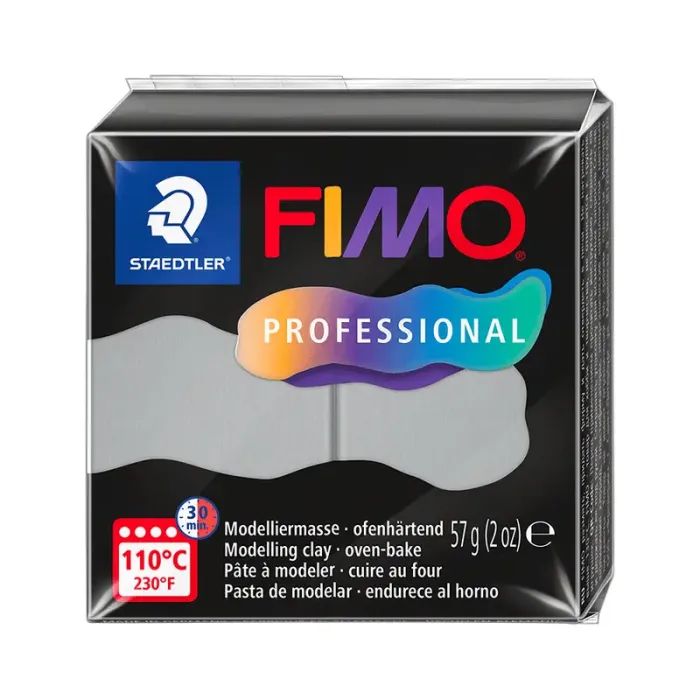 Пластика Fimo Professional, Сіра, 57г Фото