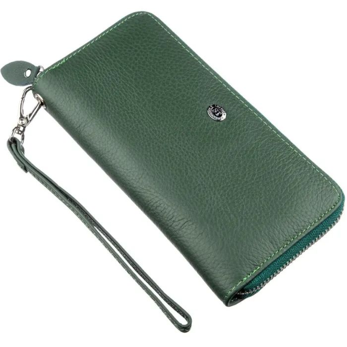 Кошелек ST Leather Зеленый Фото