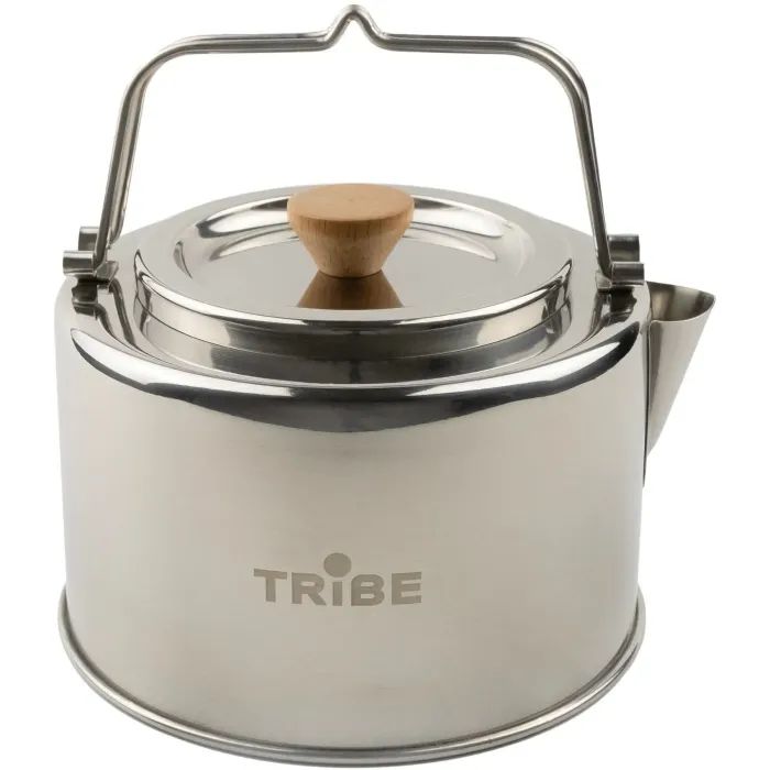 Чайник туристический Tribe Kettle 1,2 л сталевий Фото
