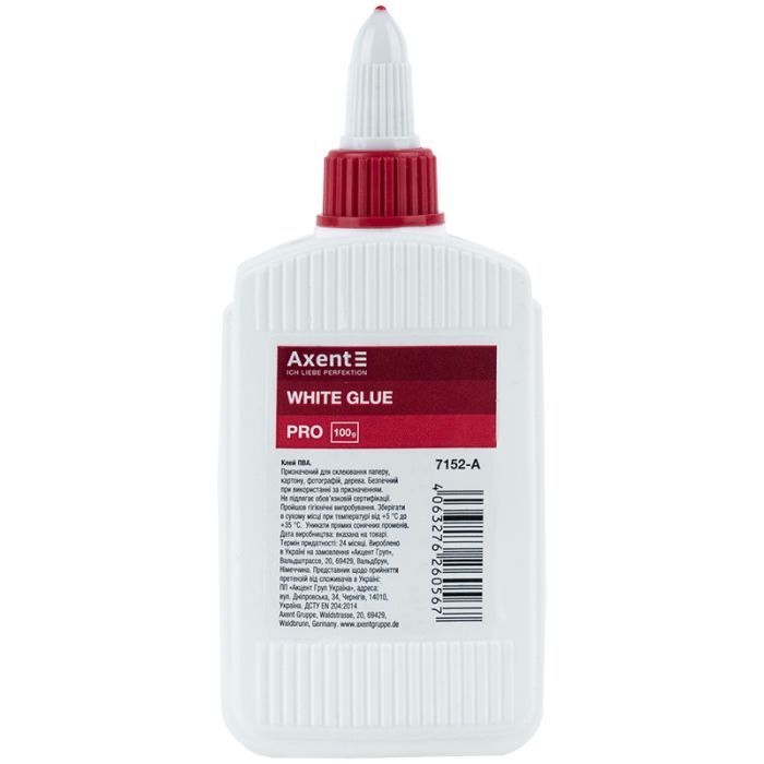 Клей Axent ПВА PRO, колпачок-дозатор, 100 мл Фото