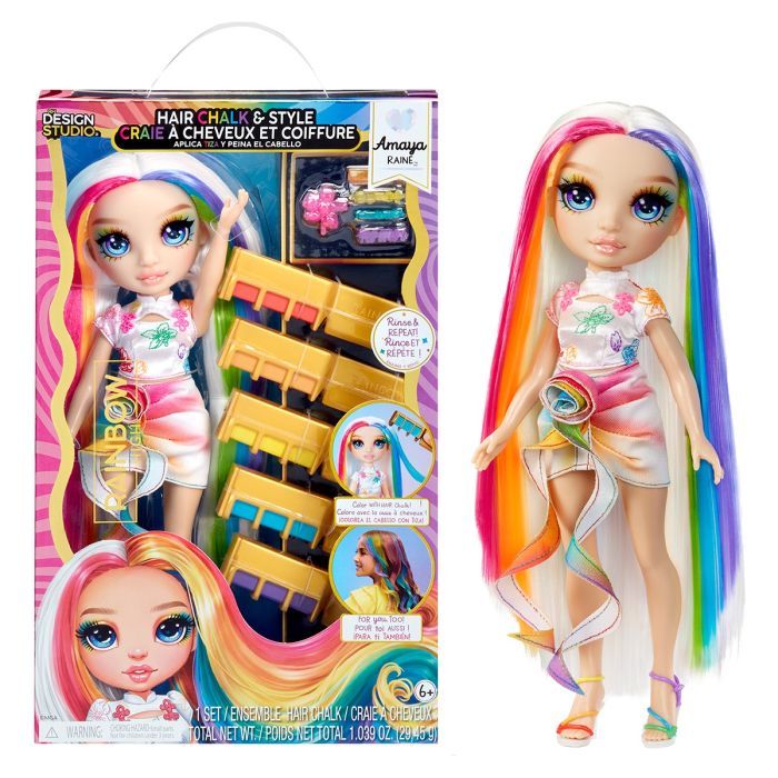 Кукла Rainbow High Крейда для волосся і стиль Амая Фото