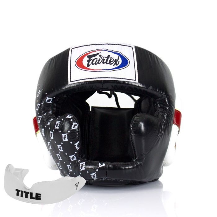 Боксерский шлем Fairtex HG10 Black L Фото