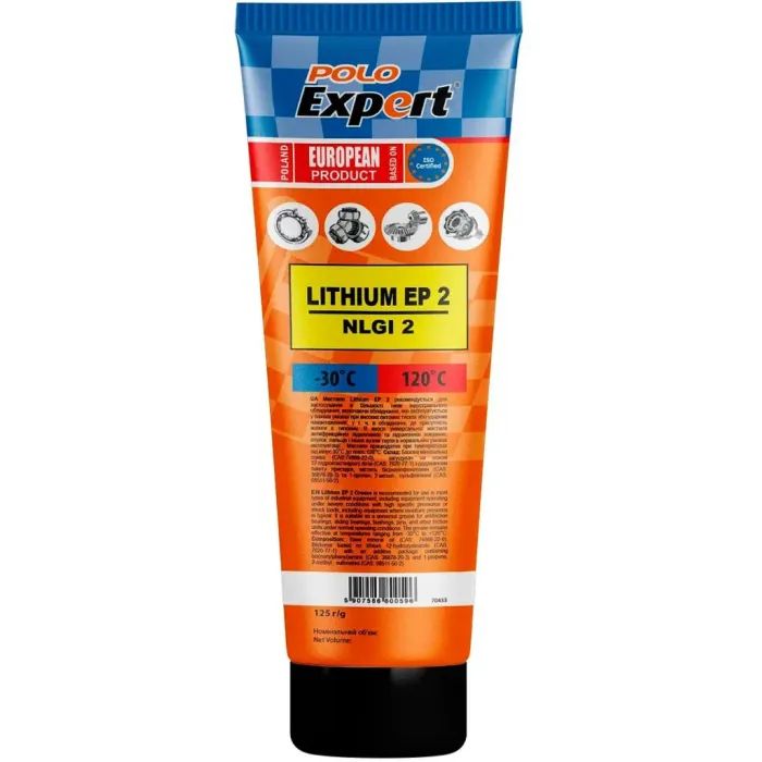 Смазка автомобильная Polo Expert Lithium EP2 125г Фото