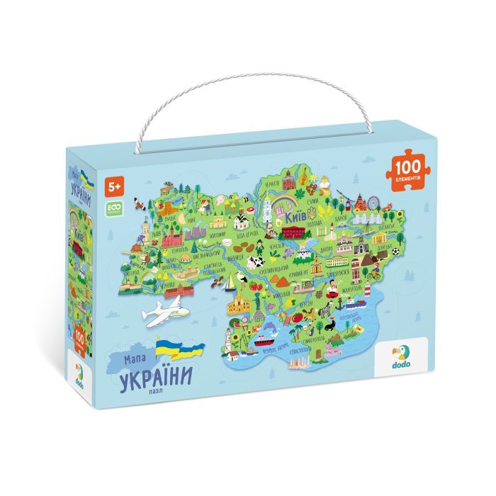 Пазл DoDo Карта Украины Фото