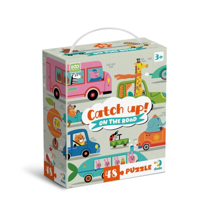 Пазл DoDo на 48 элементов Догоняй! На дороге Фото