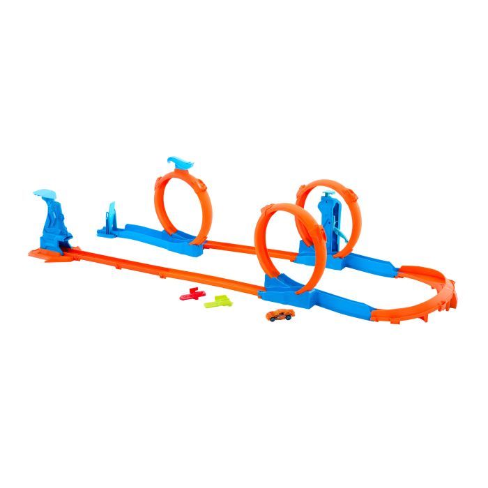 Автотрек Hot Wheels Track creator Потрійна петля Фото