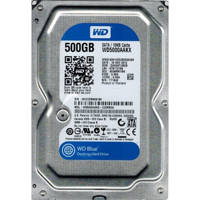Жесткий диск WD 3.5" 500Gb Фото