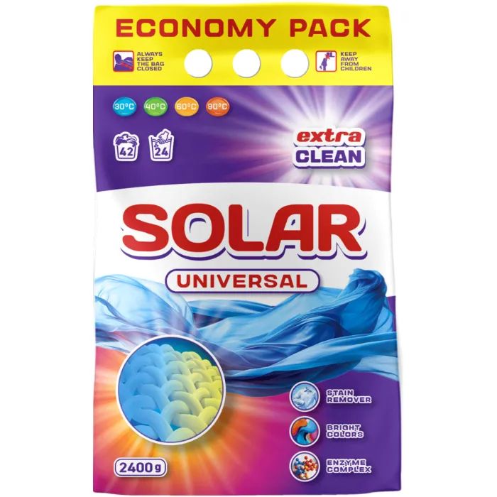 Стиральный порошок Solar Household Universal 2.4 кг Фото