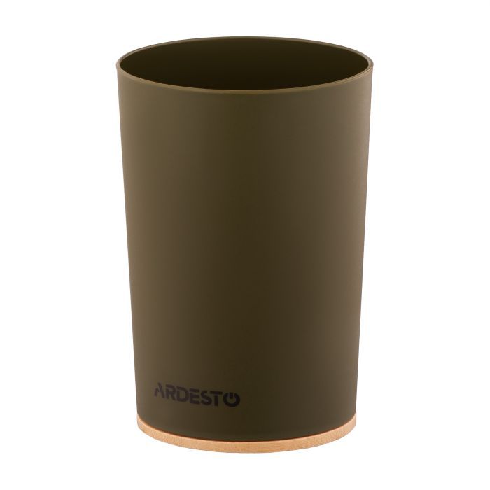 Стакан для ванной комнаты Ardesto Minimalism Темно-зеленый Фото