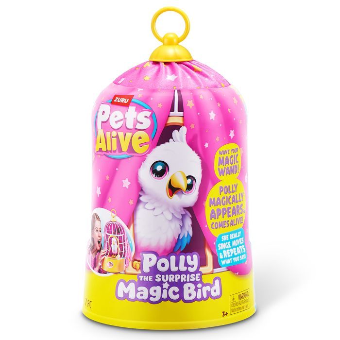Интерактивная игрушка Pets & Robo Alive Волшебная птичка Полли Фото