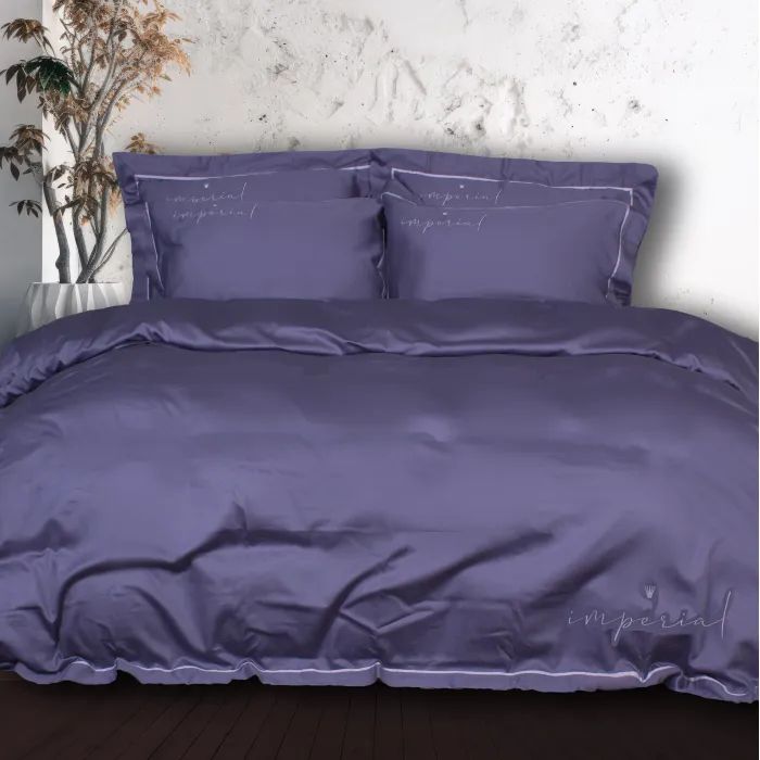 Постельное белье MirSon Сатин Imperial Satin Naples 200х220 Евро Фото
