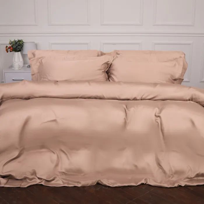 Постельное белье MirSon 03 Creamy 2 x 160 x 220 семейный Евро Фото