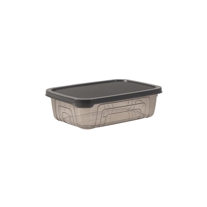 Пищевой контейнер Herevin Bowl Grey прямокутний 0.600 л Фото