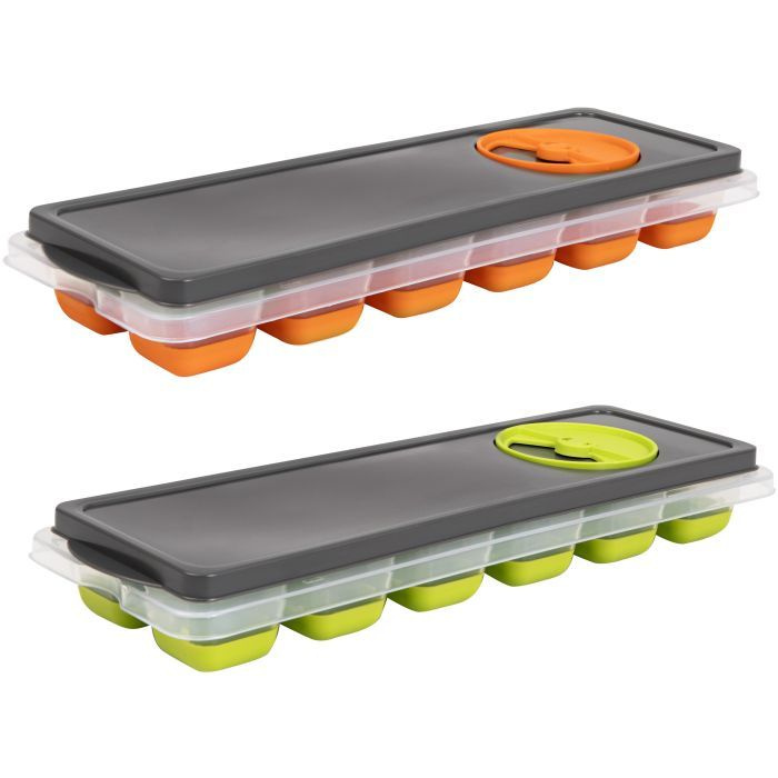 Форма для льда Herevin Ice Cube Orange-Green MIX Фото