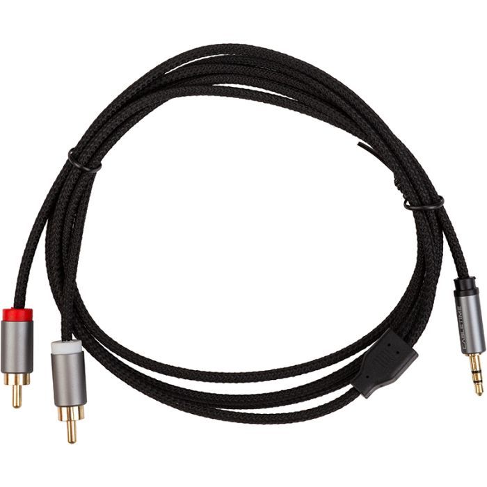 Кабель мультимедийный Cabletime 3.5mm M to 2xRCA M 1.8m Фото