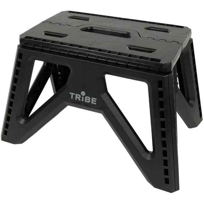 Стул складной Tribe Camp Chair Low пластиковий Black Фото