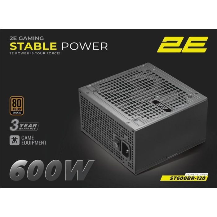 Блок питания 2E 600W Stable Power ATX3.1 Фото