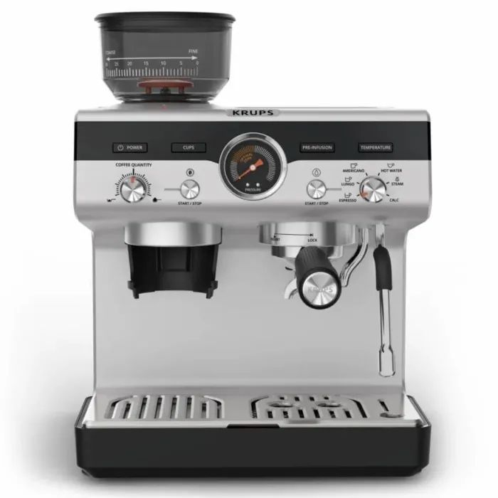 Рожковая кофеварка эспрессо Krups XP804T10 Фото