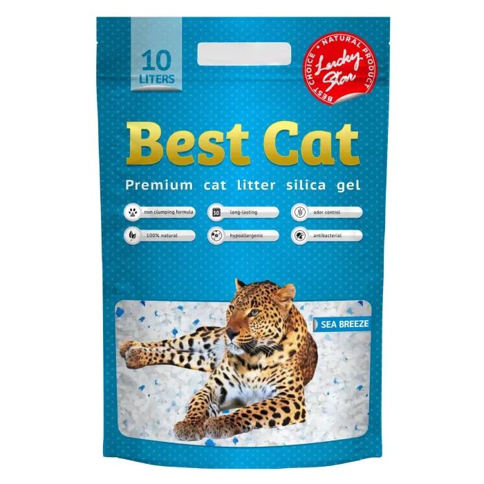 Наполнитель для туалета Best Cat Blue Силикагелевый 10 л Фото