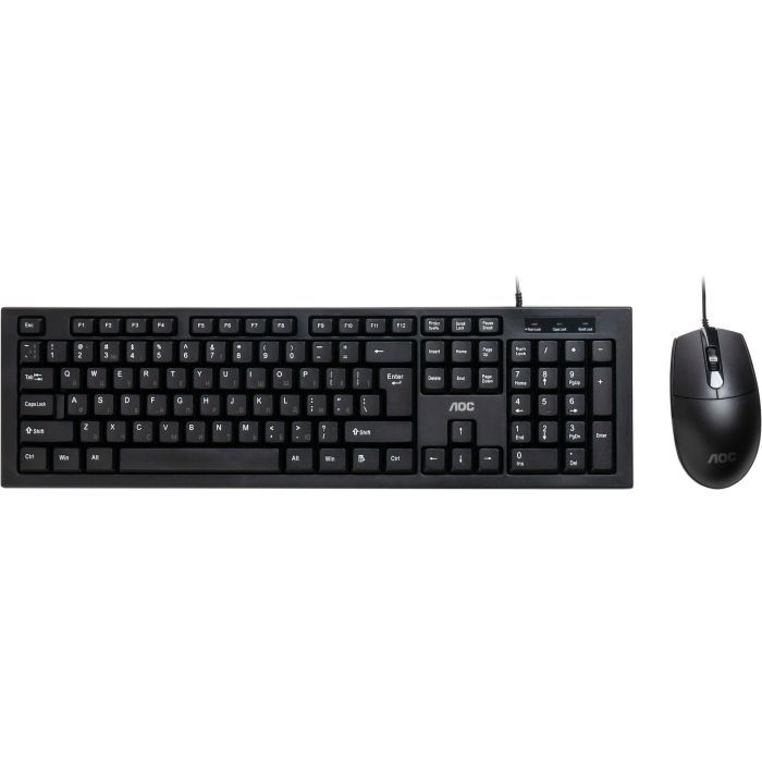 Комплект AOC KM160B USB UA Black Фото