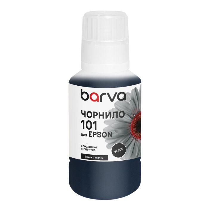 Чернила Barva Epson 101 127мл, BK, OneKey, pigmented Фото
