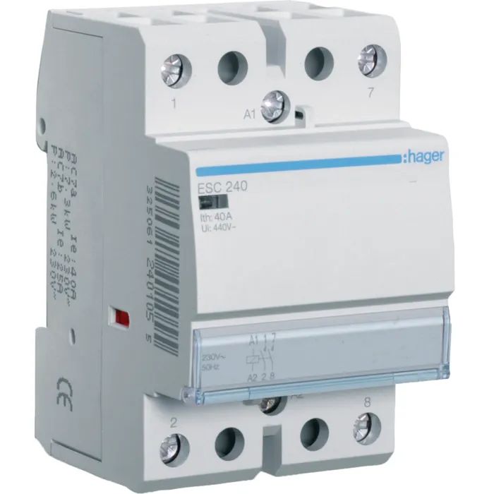 Автоматический выключатель Hager 40 A 230V 2NO 3P (A) Фото
