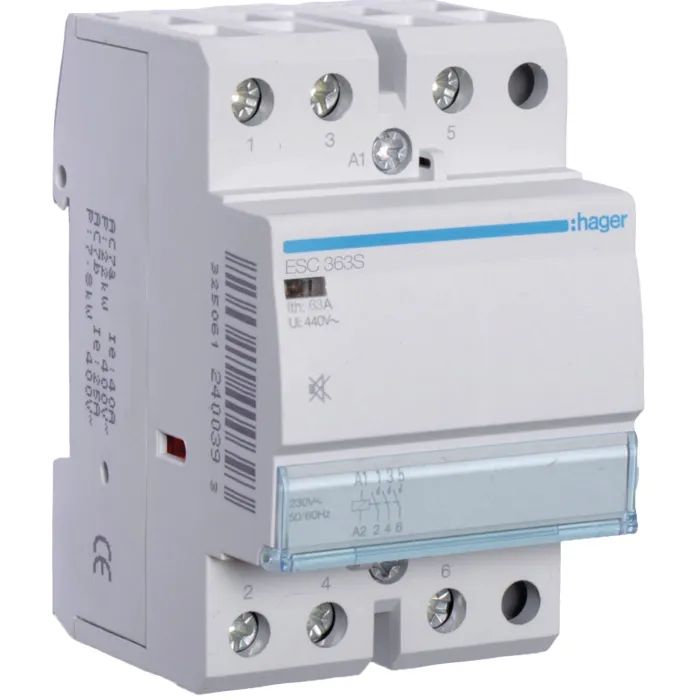 Автоматический выключатель Hager 63 A 230V 3NO (B) Фото