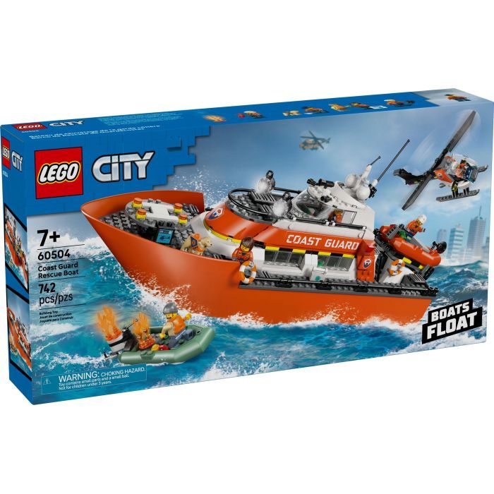 Конструктор LEGO City Рятувальний катер і гелікоптер берегової охор Фото