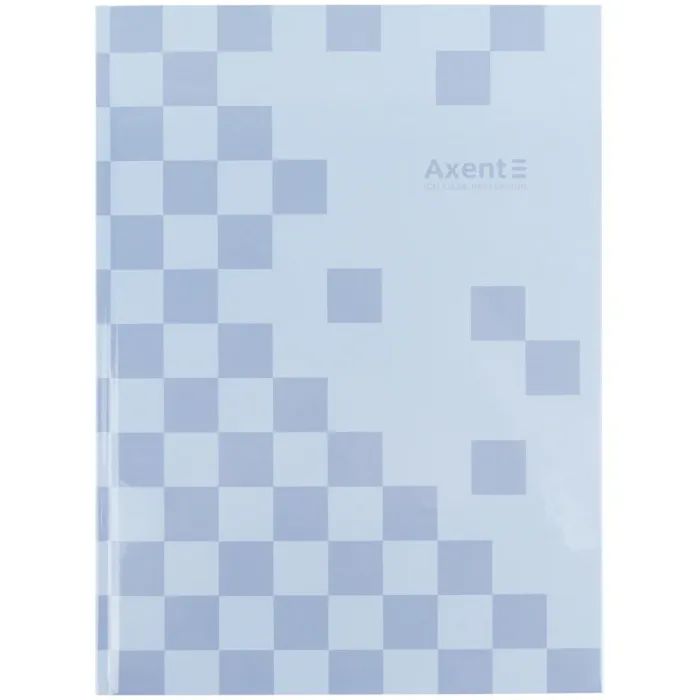 Книга записная Axent A4 Mosaic, 96 листов клетка, серый Фото