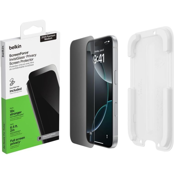 Стекло защитное Belkin iPhone 17 Pro Privacy TemperedGlass Фото