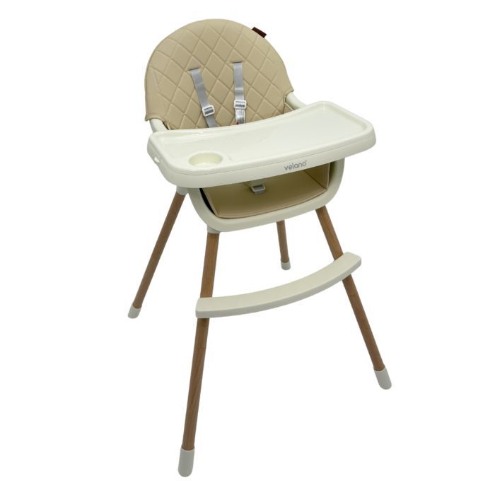 Стульчик для кормления Velano 2 в 1 Evo, beige Фото