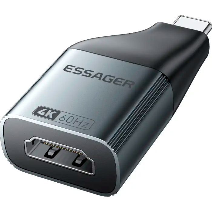 Переходник Essager HDMI F to USB-C M 4K60Hz Фото