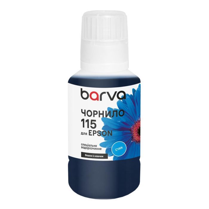 Чернила Barva Epson 115 140 мл, special cyan OneKey Фото